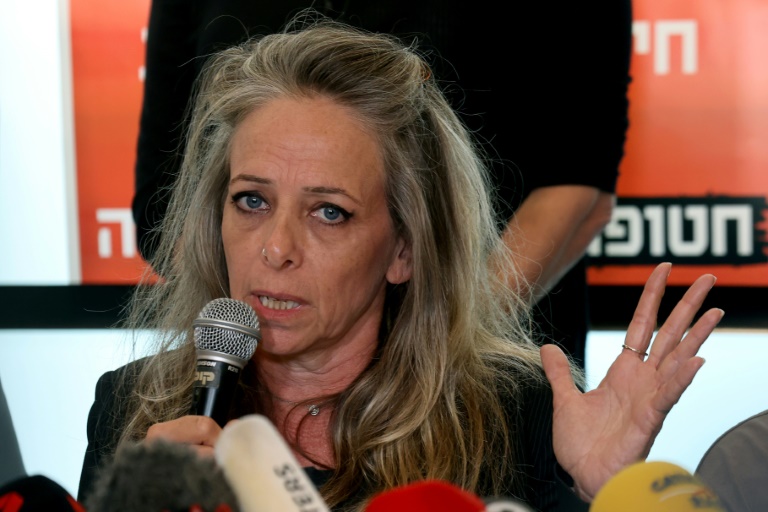 A Tel-Aviv, les supplications d'une mère d'otage franco-israélienne