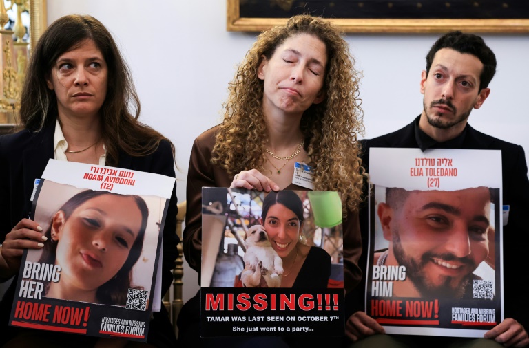 Israël-Hamas: des familles d'otages reçues à l'Assemblée nationale