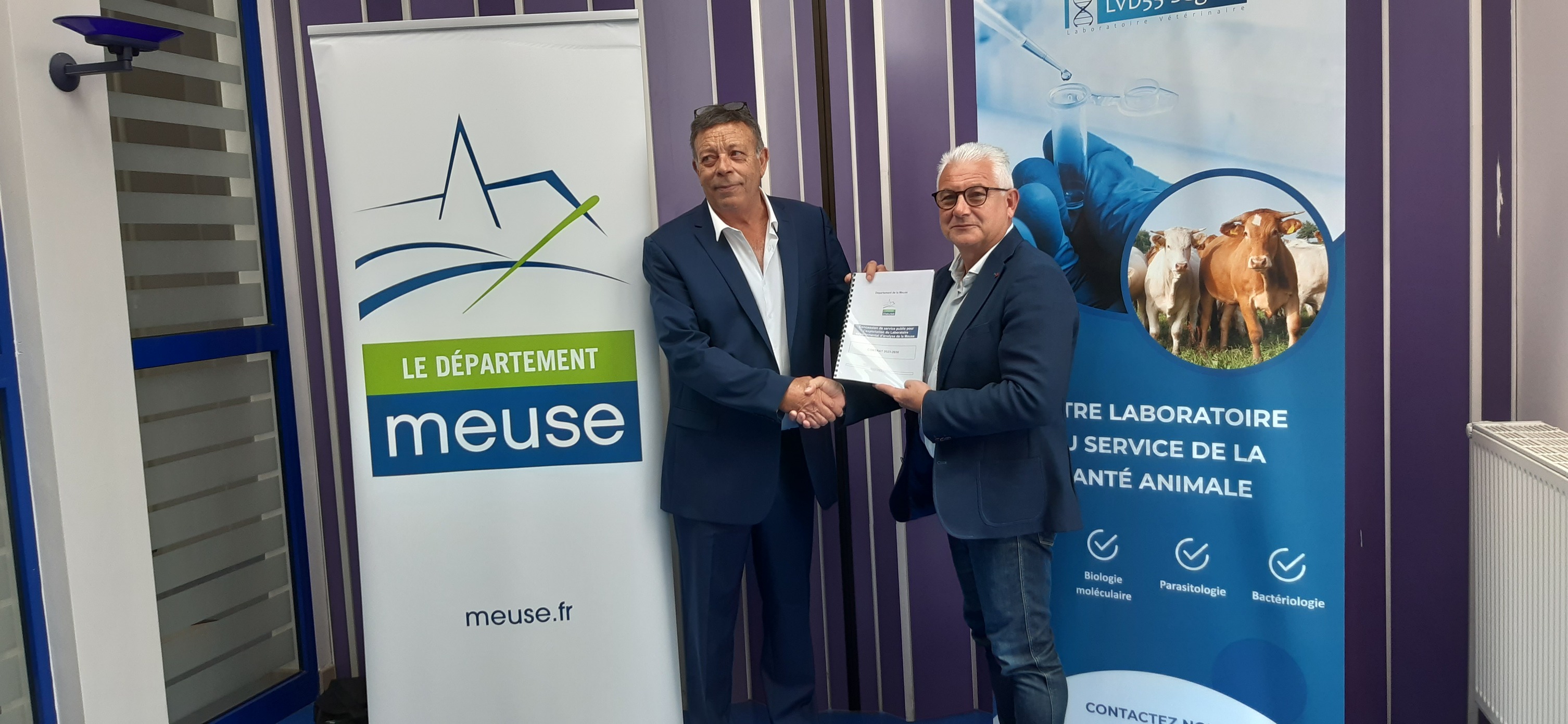 Prolongation du partenariat entre le département de la Meuse et SEGILAB