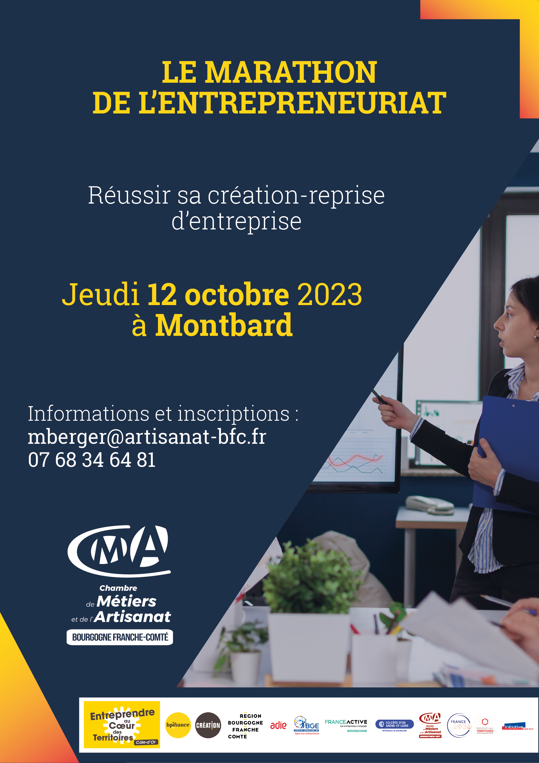 Le Marathon de l’Entrepreneuriat bientôt à Montbard  