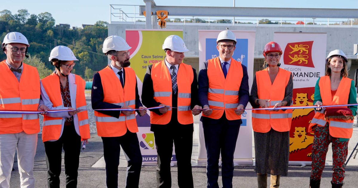 L'usine d'eau industrielle de Norville a été inaugurée 