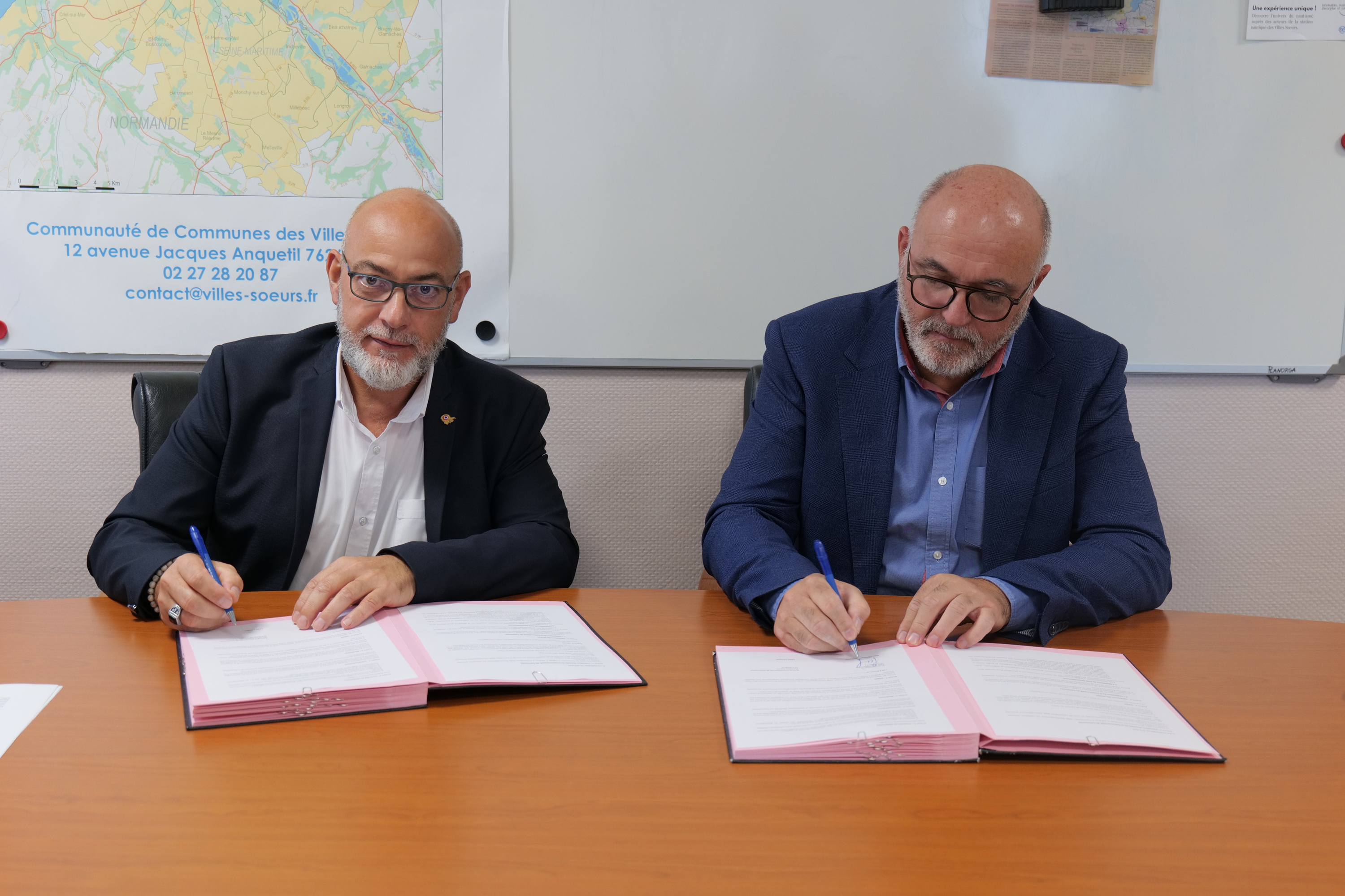 La communauté de communes Villes Sœurs s'associe à PME Développement