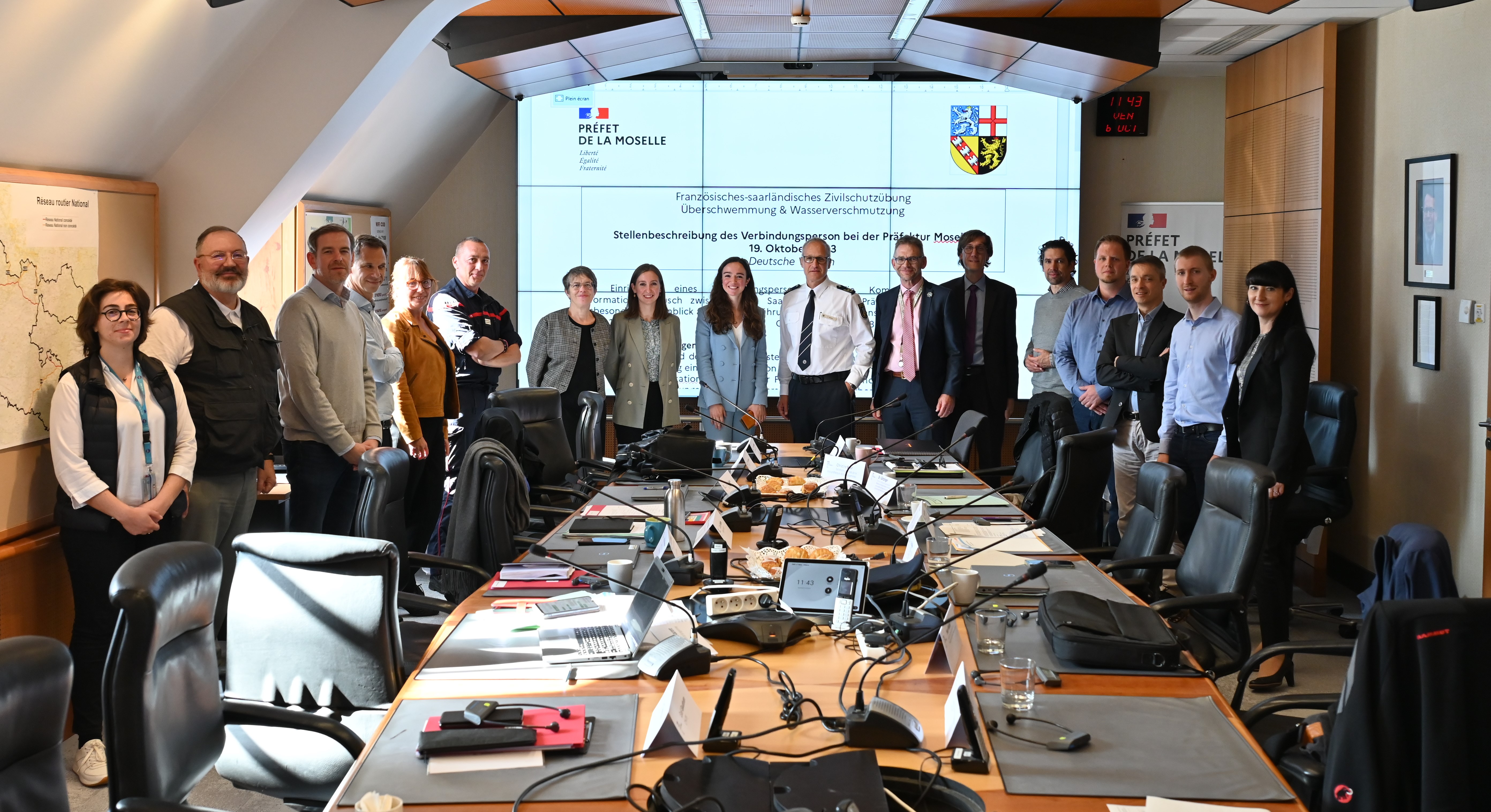 Moselle-Sarre : un exercice transfrontalier face aux pollutions des eaux 