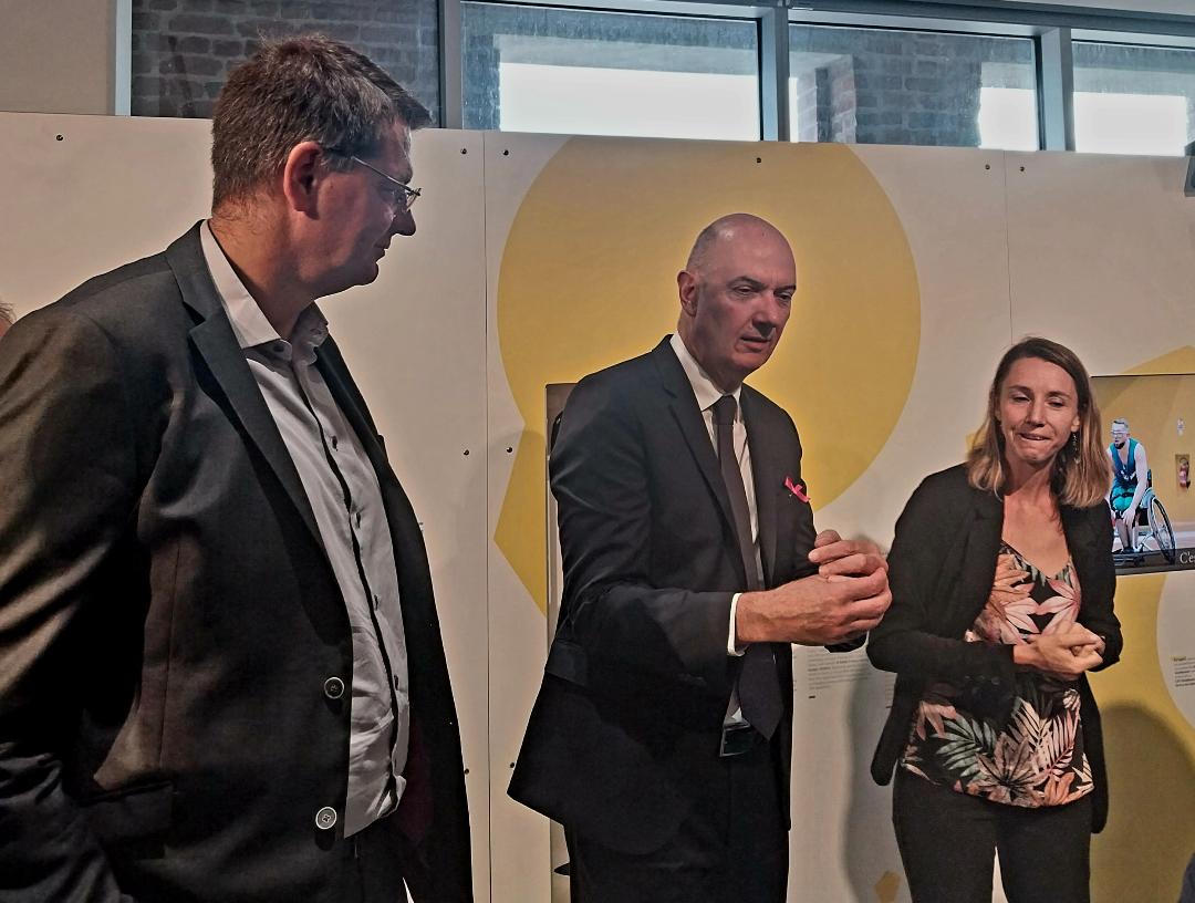 Nouvelle visite de Roland Lescure venu parler industrie verte