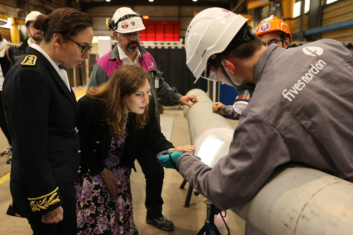 Carole Grandjean en immersion chez Fives Nordon