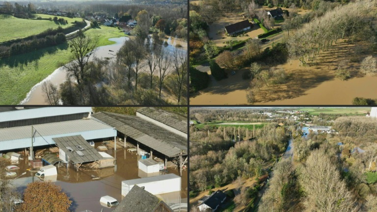 Inondations: le Pas-de-Calais toujours en alerte, Macron sur place mardi