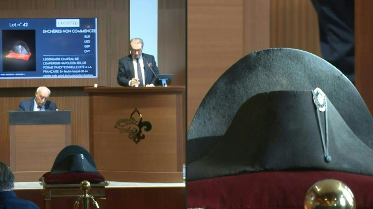 Record pour un chapeau de Napoléon Ier vendu à 1,932 million d'euros