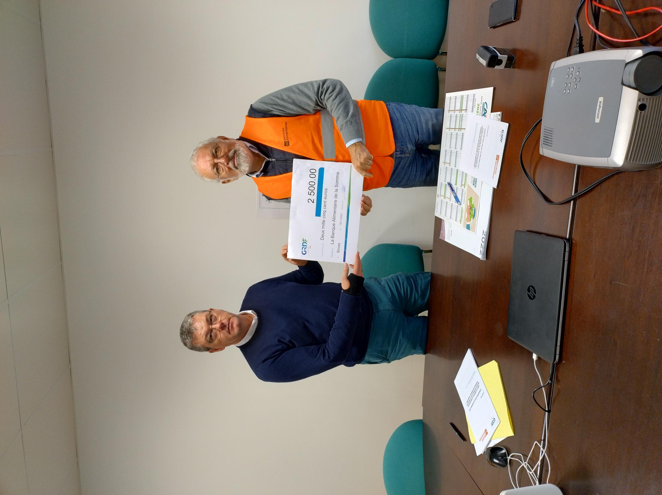 Banque alimentaire 80 et GRDF Somme : dix ans de partenariat