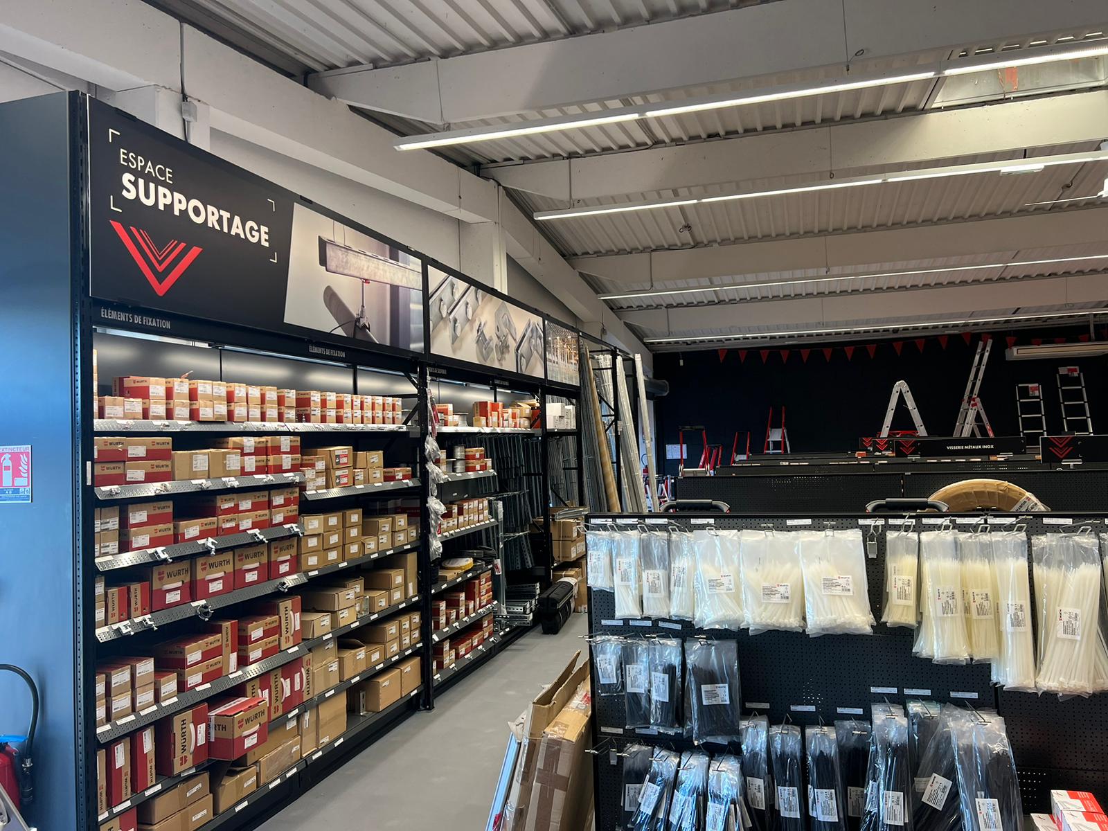 Würth France installe un Superstore à Ludres