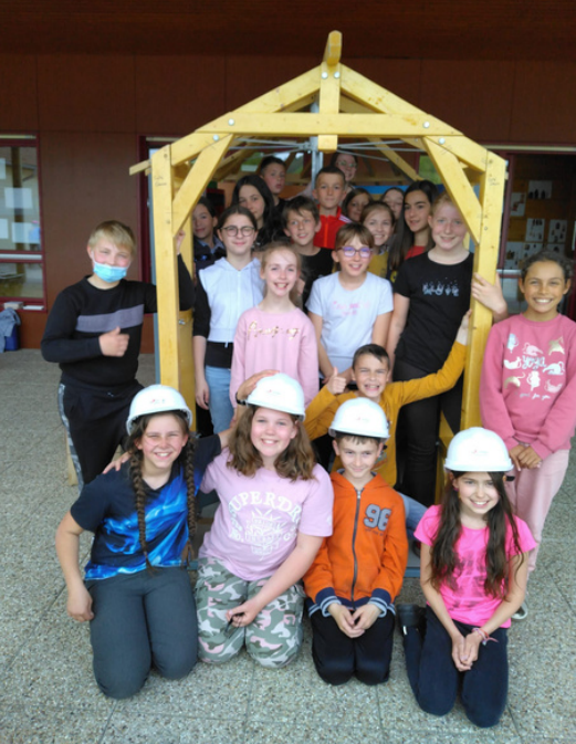 Artisans messagers Capeb à l’école des Herbures