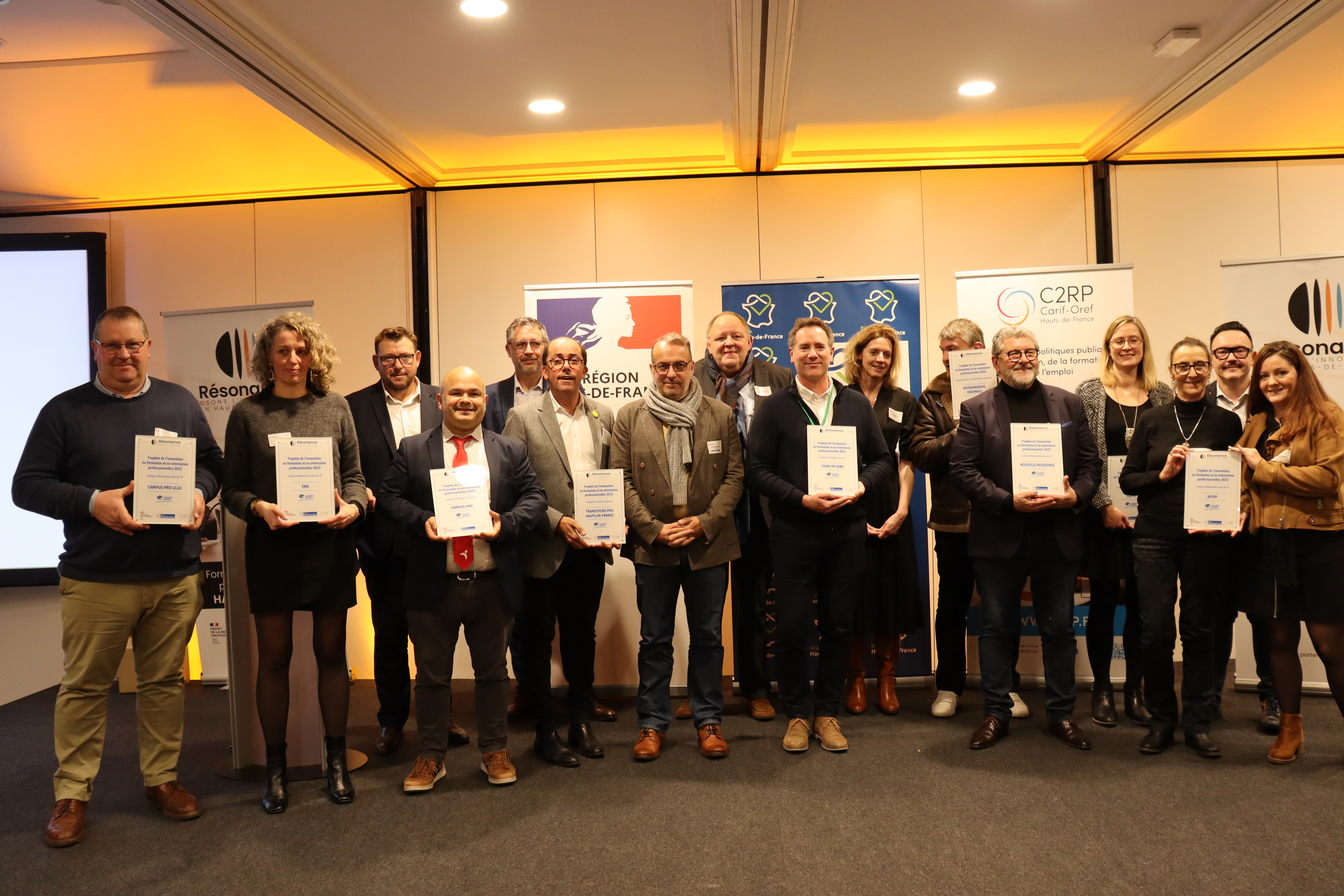 Succès de la première édition des trophées de l’innovation en formation et orientation professionnelles