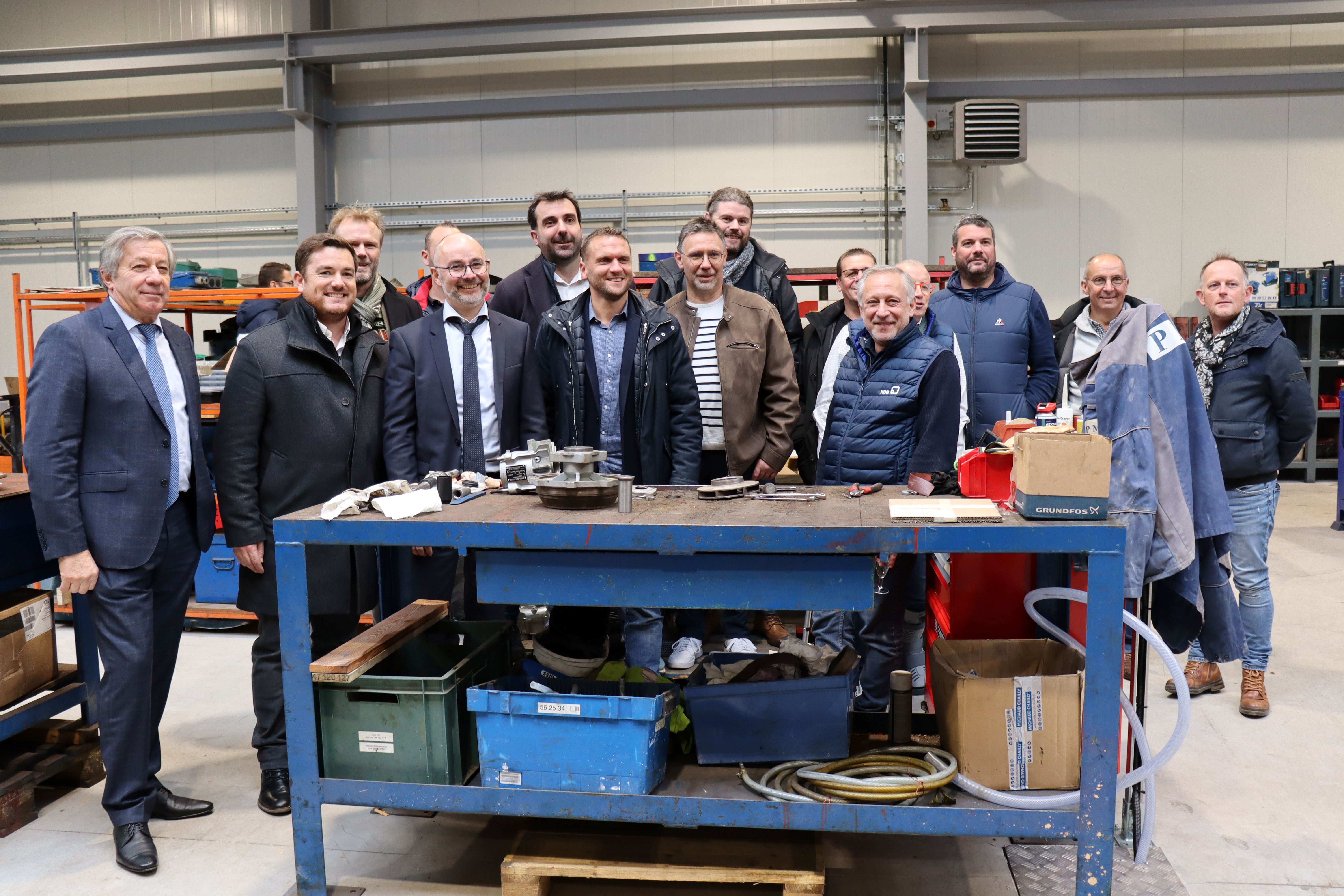 Pôle Moteurs Industriels inaugure ses nouveaux locaux calaisiens