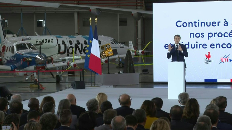 Décarbonation, IA: Macron veut 