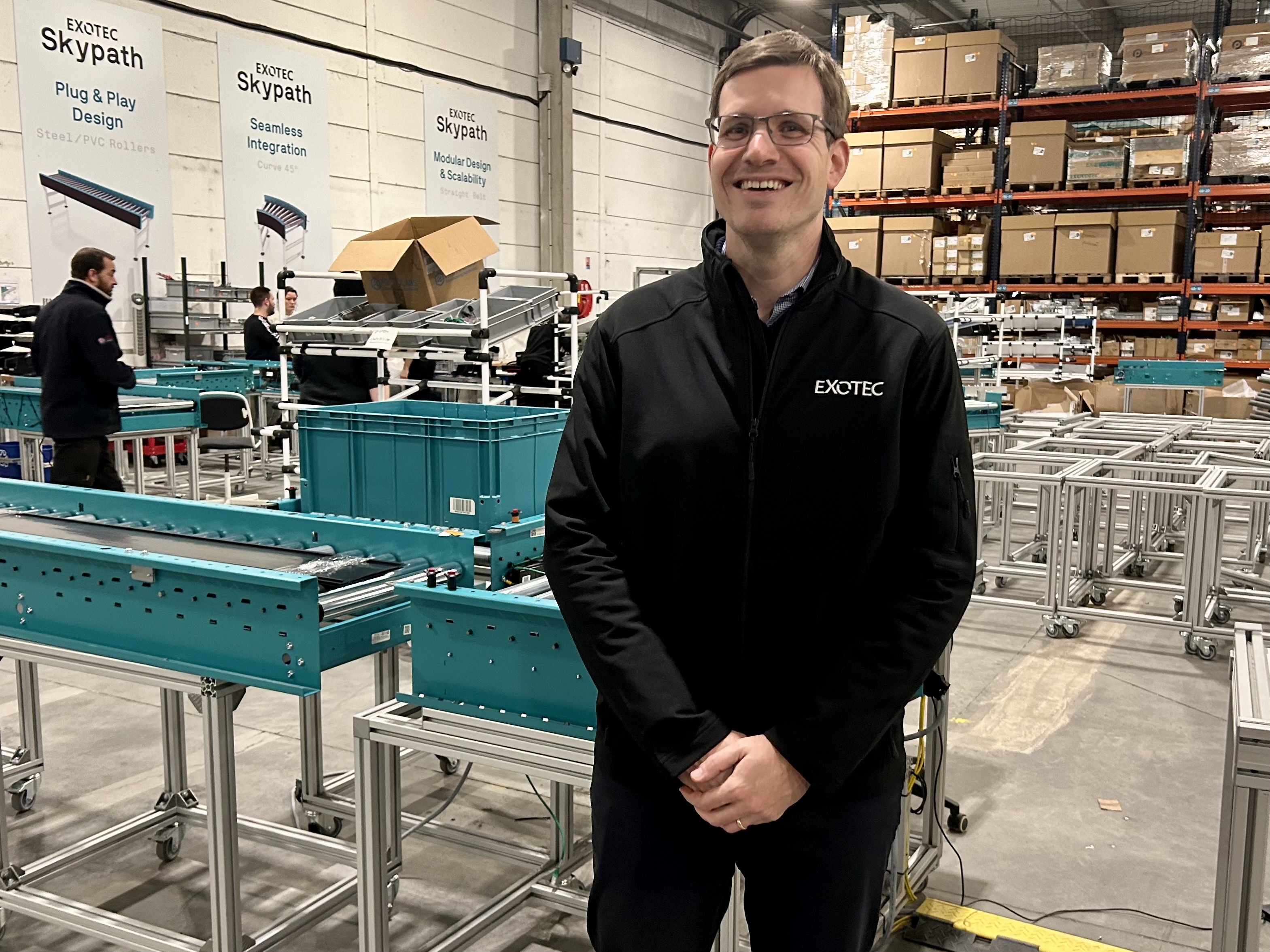 Exotec lance ses convoyeurs à «L'Imprimerie» de Croix