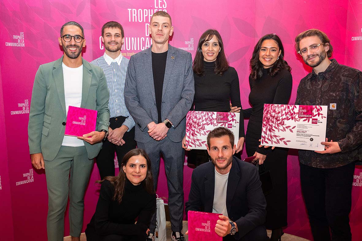 Nancomcy remporte deux prix aux Trophées de la communication 
