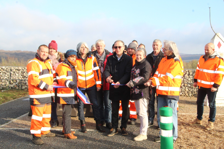 Inauguration de l'aire de l’Épinette à Stenay 