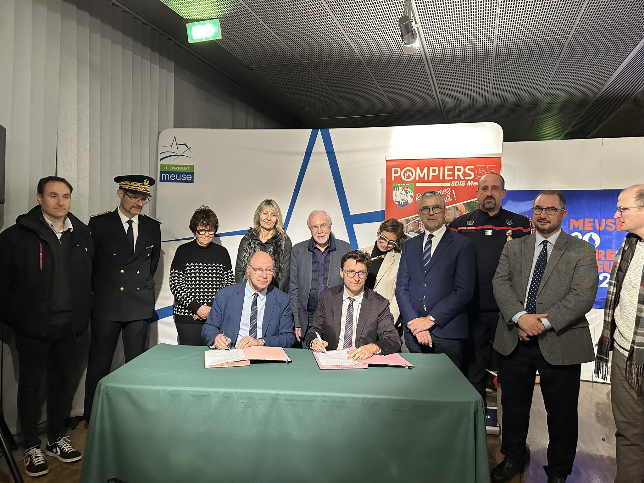 Le département de la Meuse et le SDIS scellent leur engagement commun