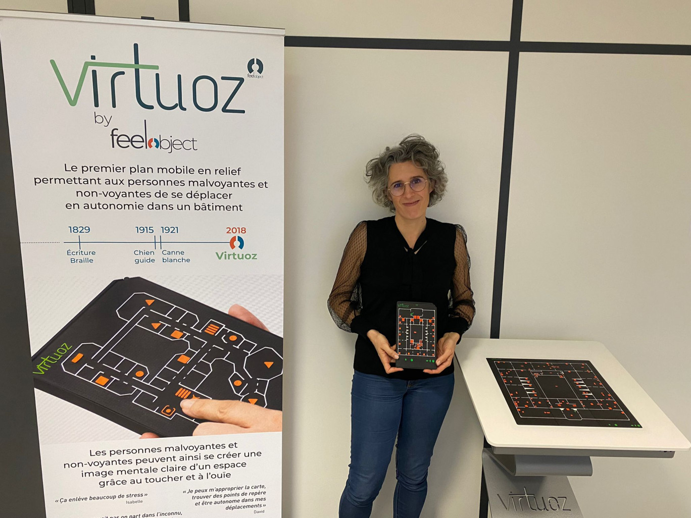 L'entreprise rouennaise FeelObject équipe l'Assemblée Nationale pour l'accessibilité des personnes malvoyantes