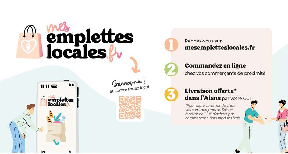 La marketplace de proximité Aisne-shopping fusionne et devient mesempletteslocales.fr