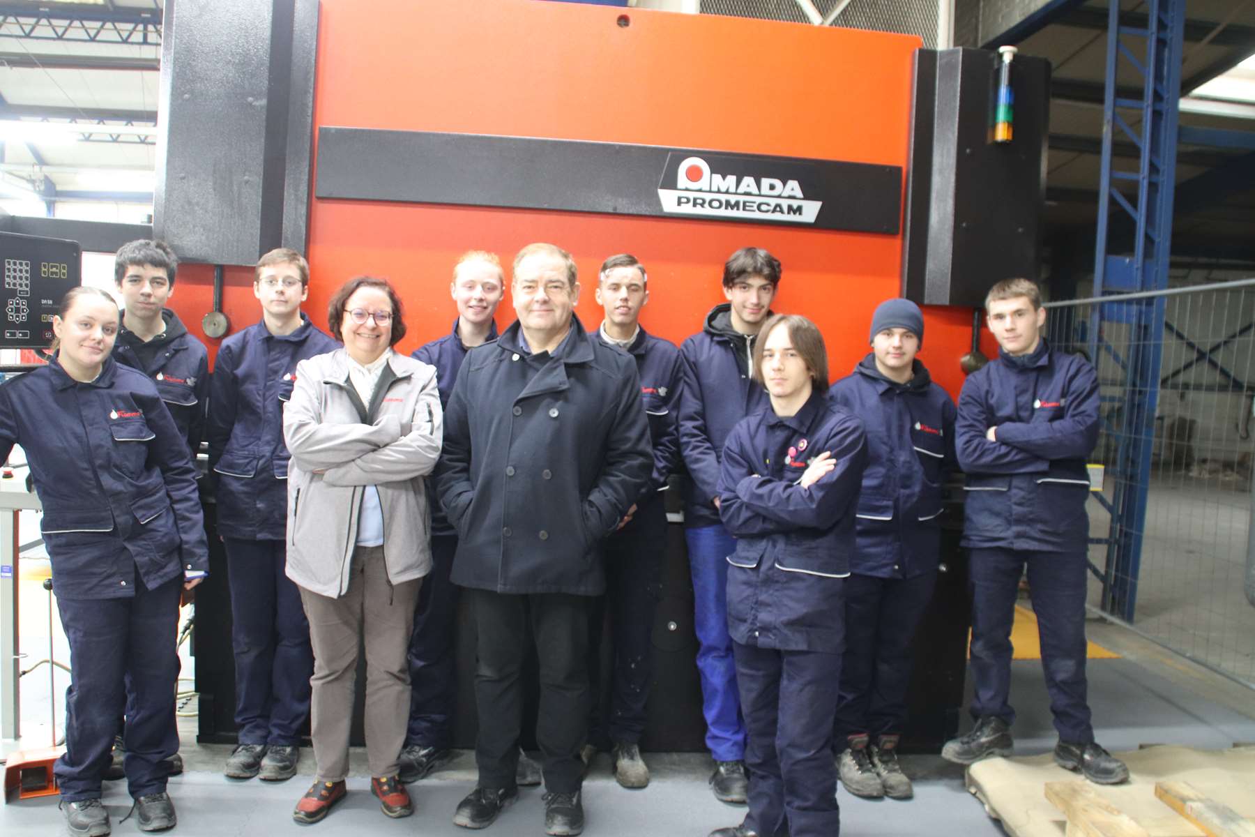 Flamme, une nouvelle école de production dédiée aux métiers de la chaudronnerie à Ham