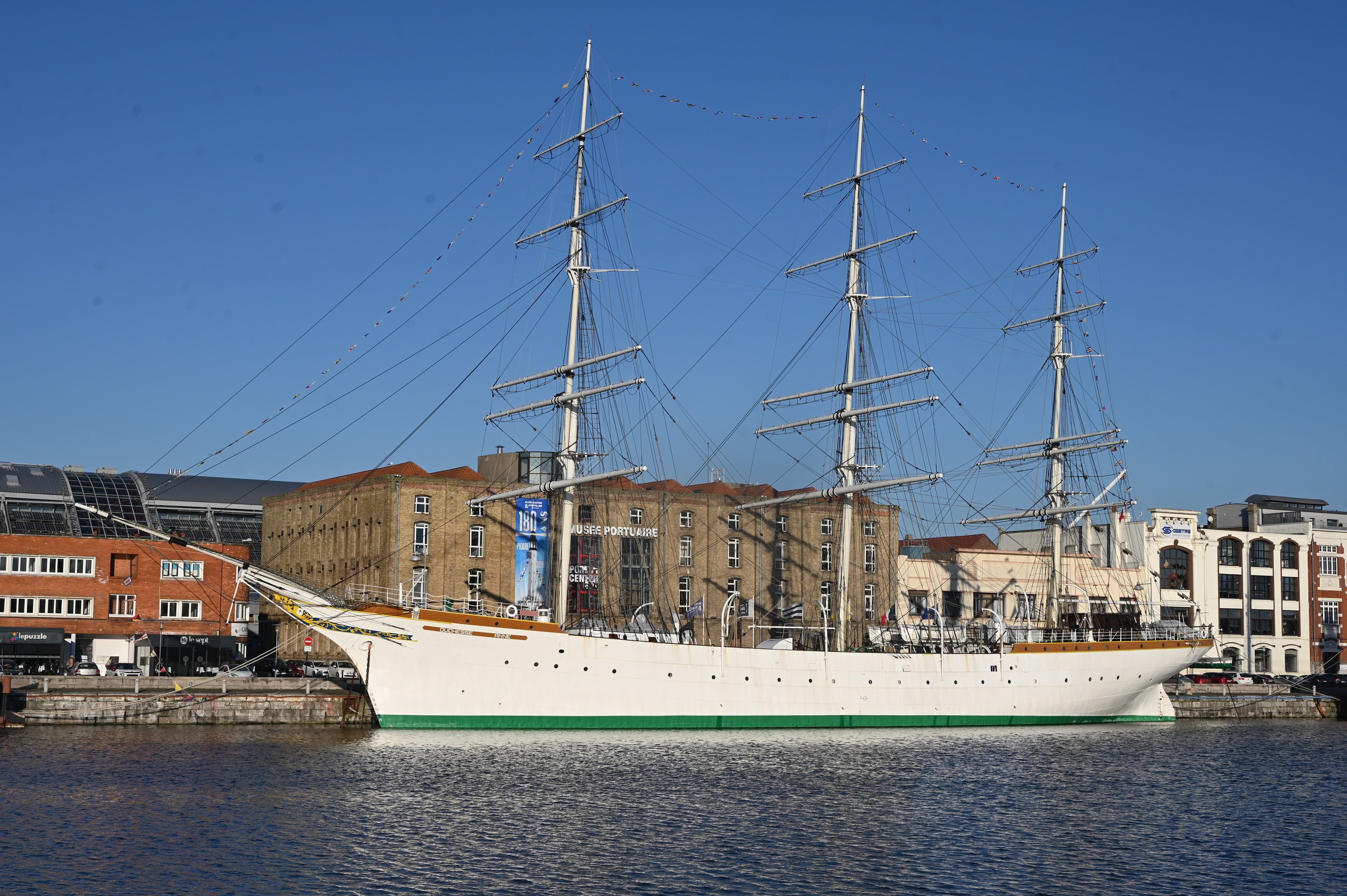 Dunkerque : restauration du trois-mâts Duchesse Anne, monument historique