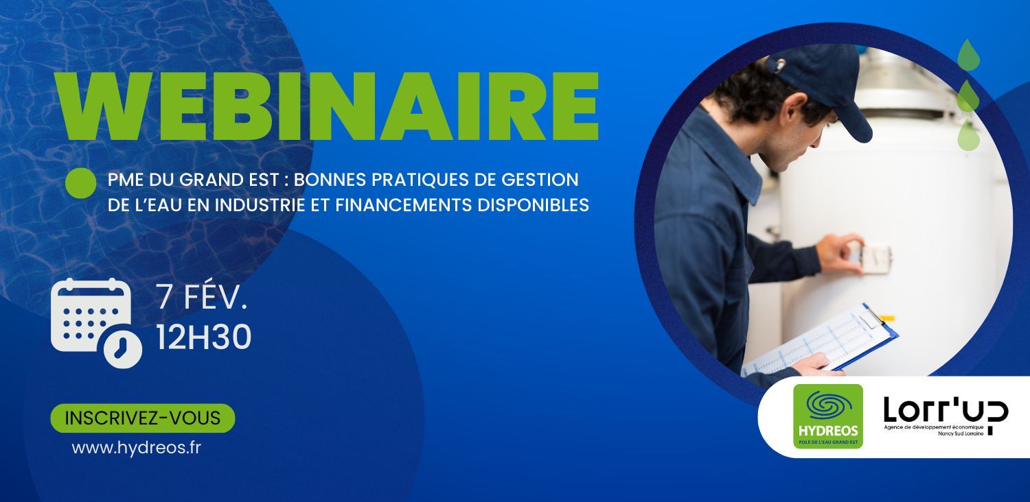 Webinaire sur la gestion de l’eau : bonnes pratiques, financements et témoignages