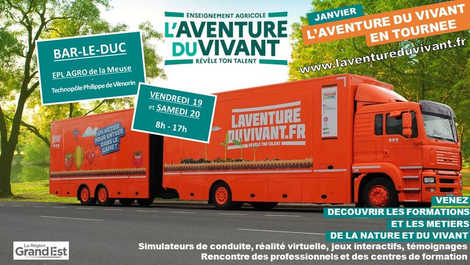 «Carrefour des métiers du vivant» les vendredi 19 et samedi 20 janvier à l’EPL Agro de Bar-le-Duc