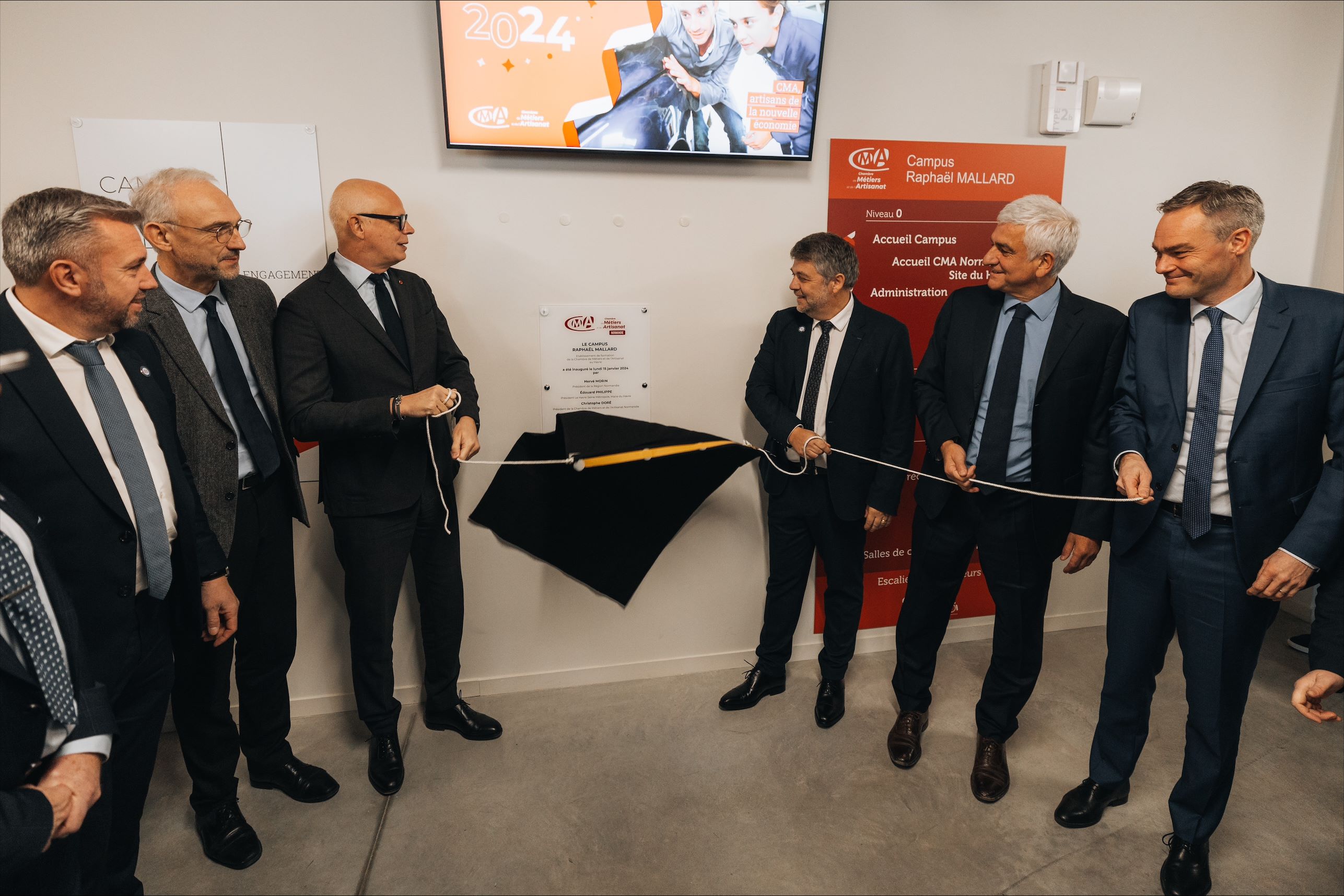 Le campus Raphaël Mallard au Havre inauguré