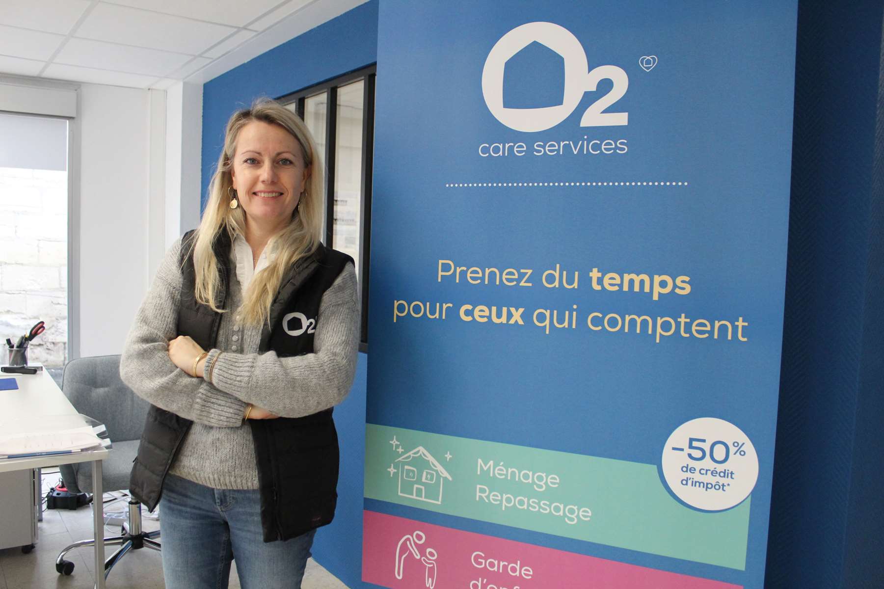 Une agence O2, leader des services à la personne, ouvre à Laon