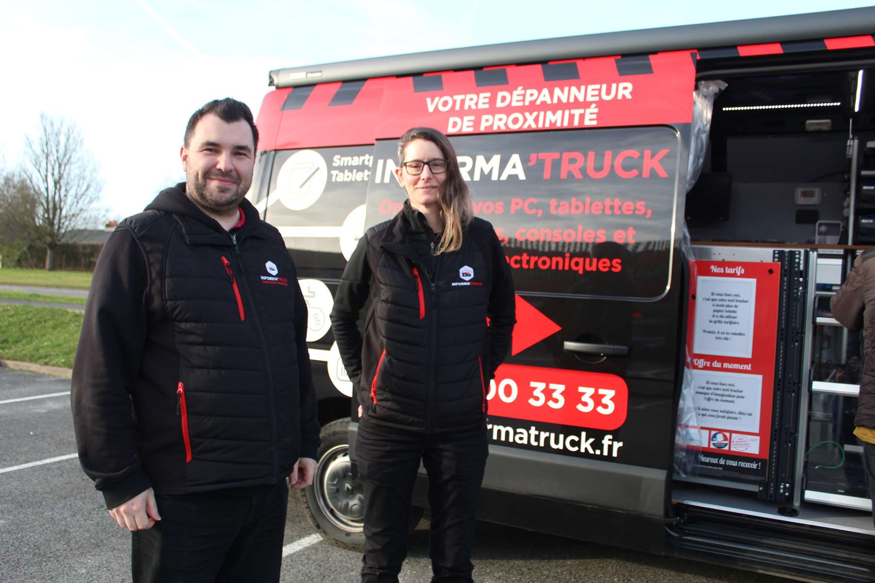Informa'Truck, le camion-atelier informatique débarque dans l'Aisne