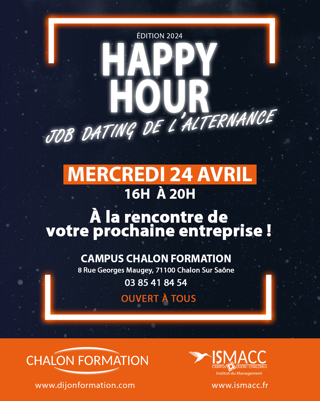 Chalon Formation : Happy Hour, le job dating 100% alternance, est de retour 