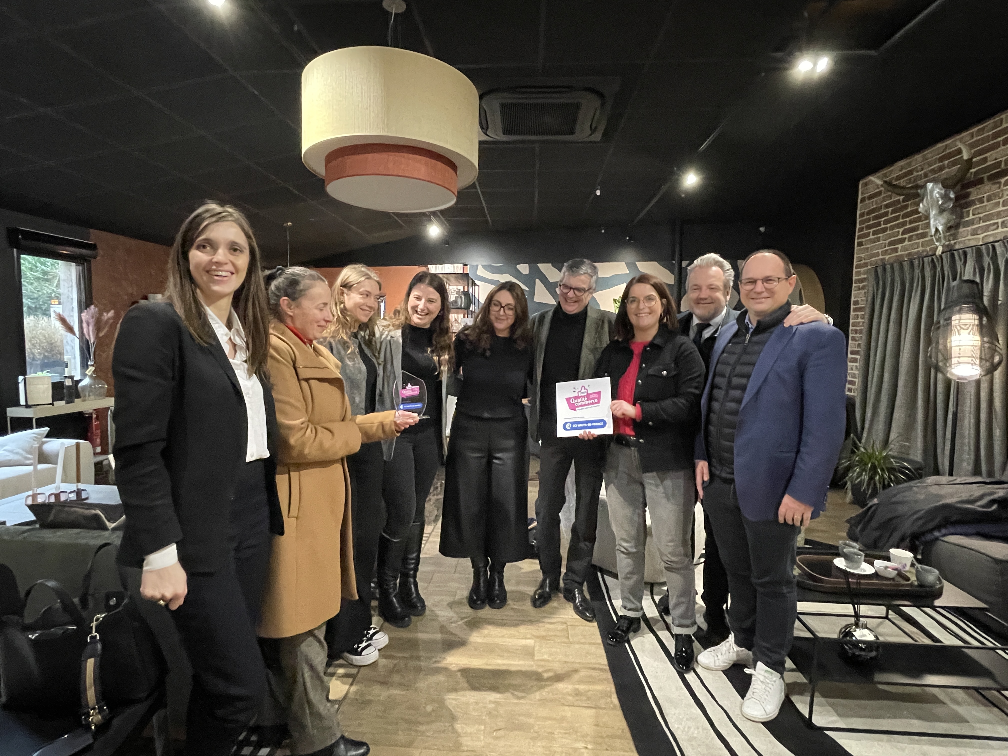 Beauvais : VA Décorration obtient le Label Qualité Commerce