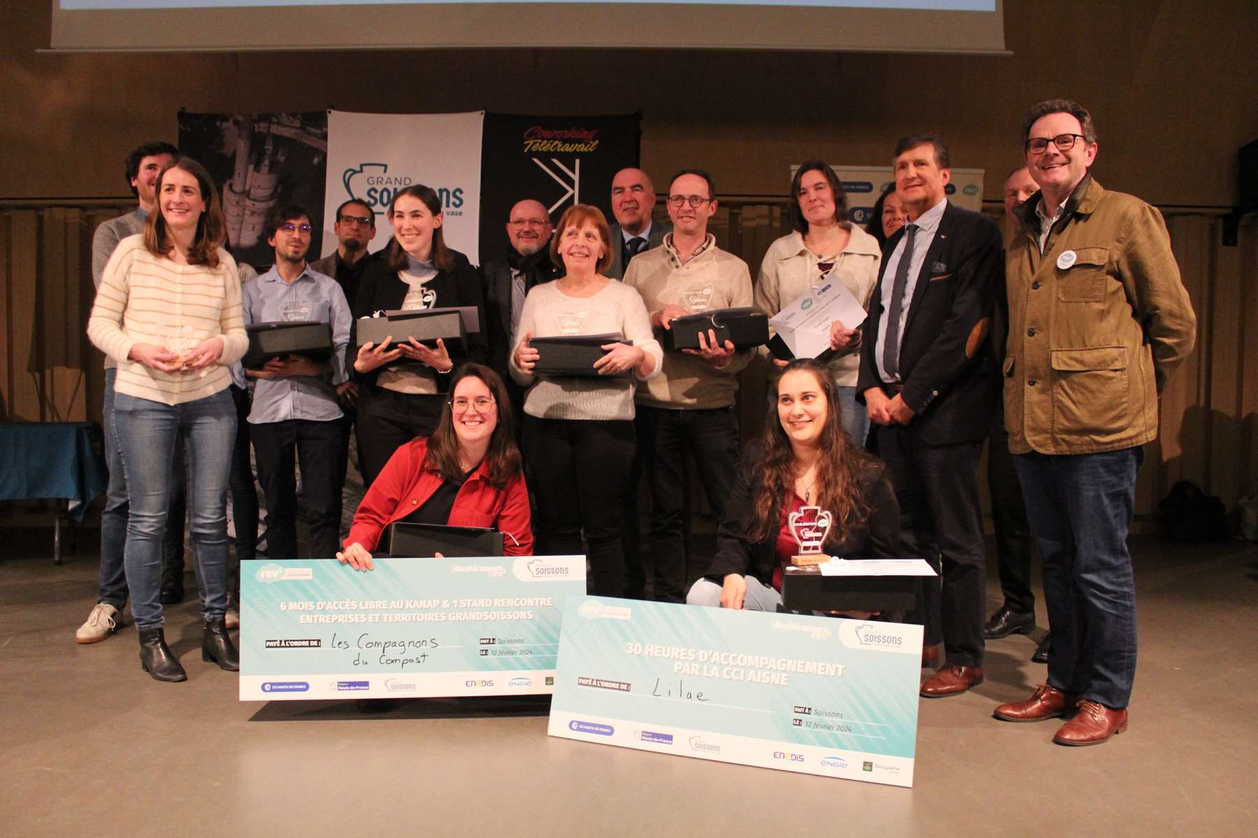 GrandSoissons récompense les projets des entrepreneurs accompagnés dans son Accélérateur rev3