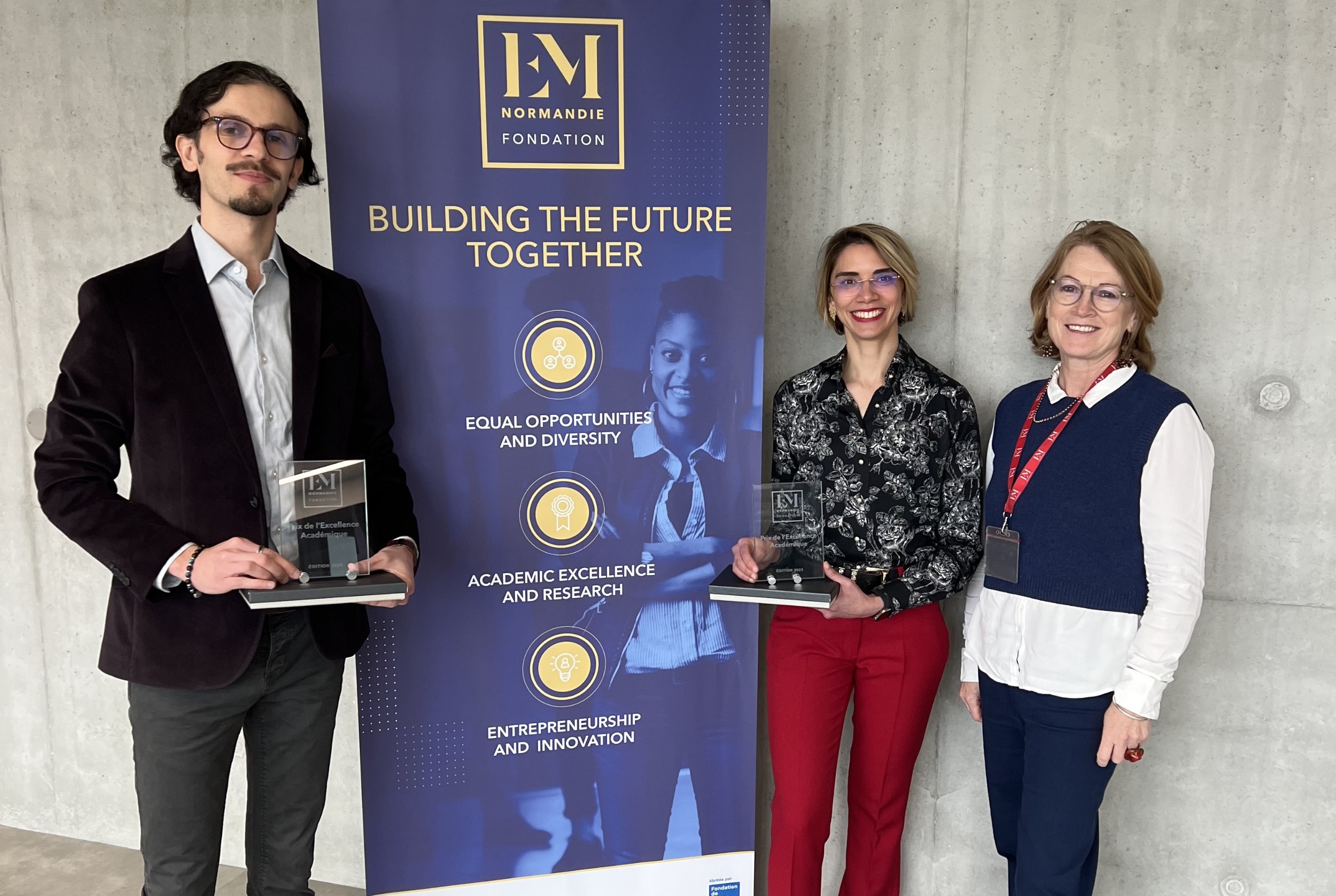 Fondation EM Normandie : les lauréats du prix de l’excellence académique dévoilés 