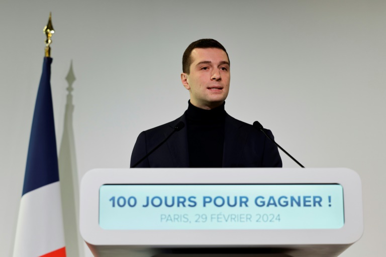 Européennes de juin: l'extrême droite française, en tête des sondages, lance sa campagne