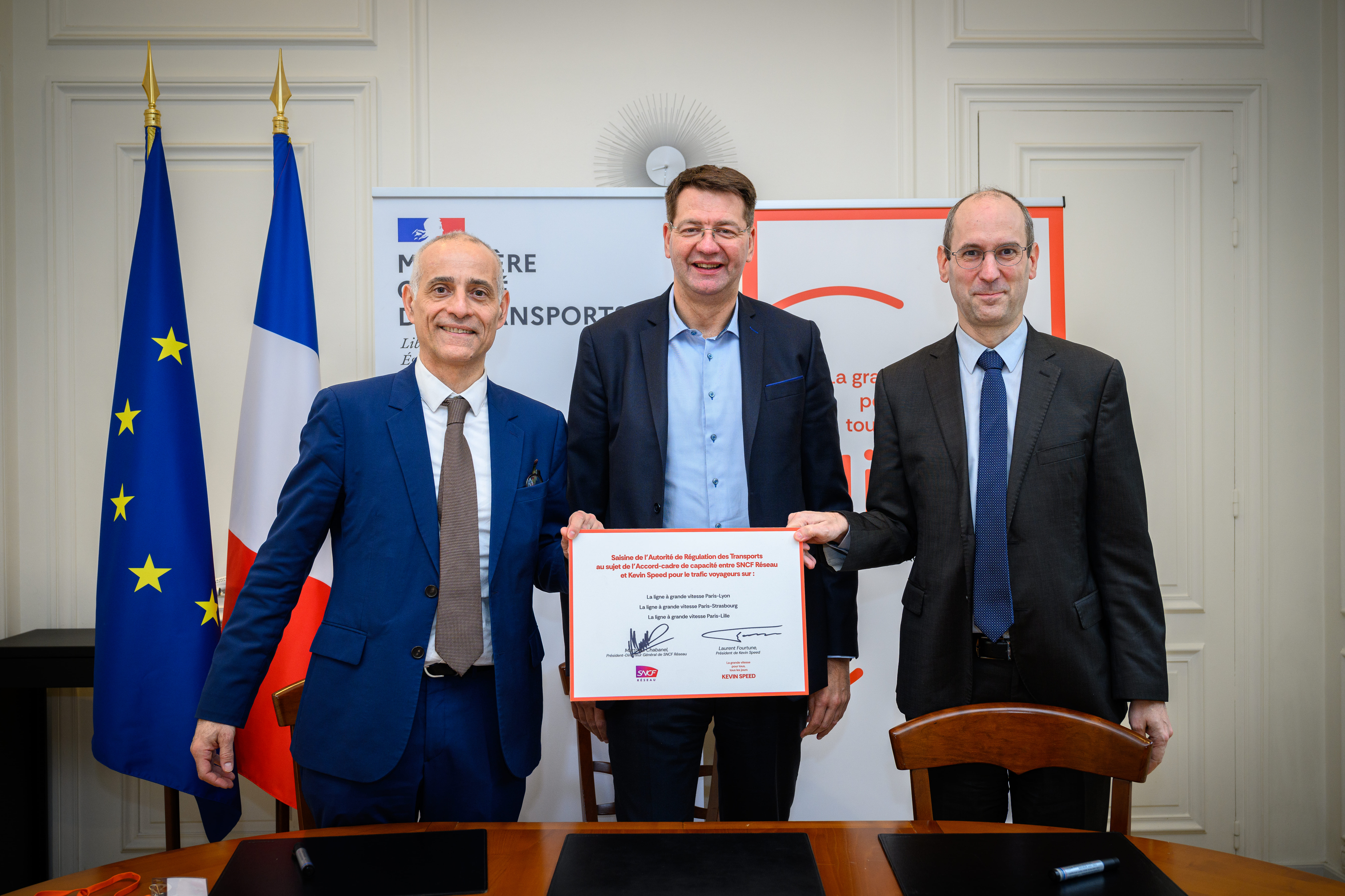 Kevin Speed signe un accord avec SNCF Réseau pour lancer ses trains en 2028