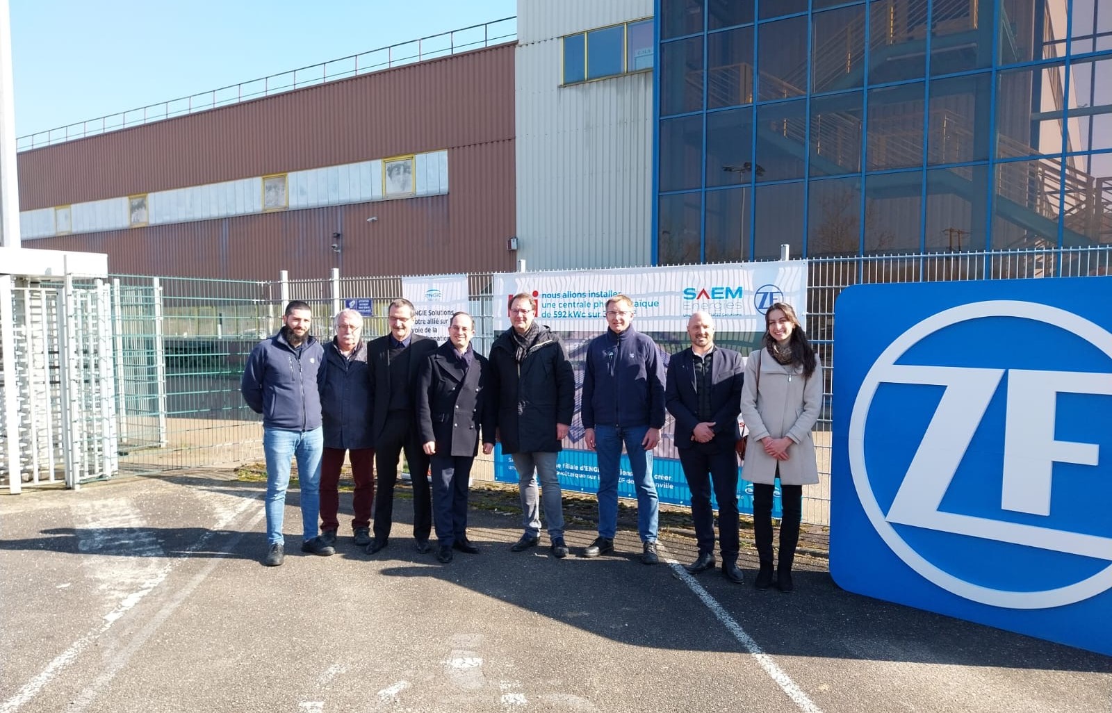 Le site de l'usine ZF Bouzonville va équiper son parking d’ombrières photovoltaïques pour sa consommation 
