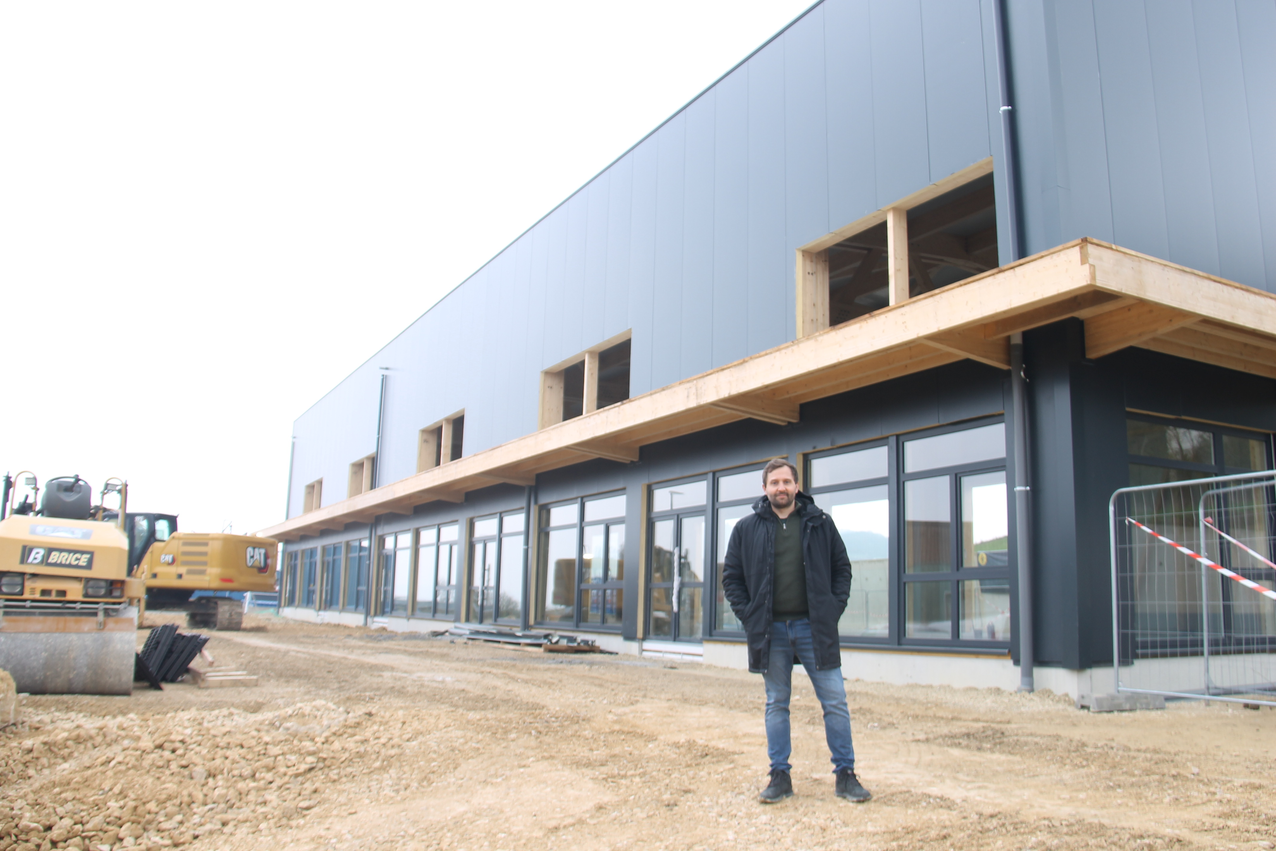 Des locaux pros en ossature bois à Seichamps