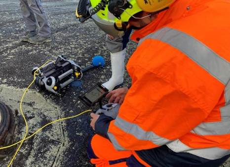 Un drone dans les canalisations du Grand Nancy