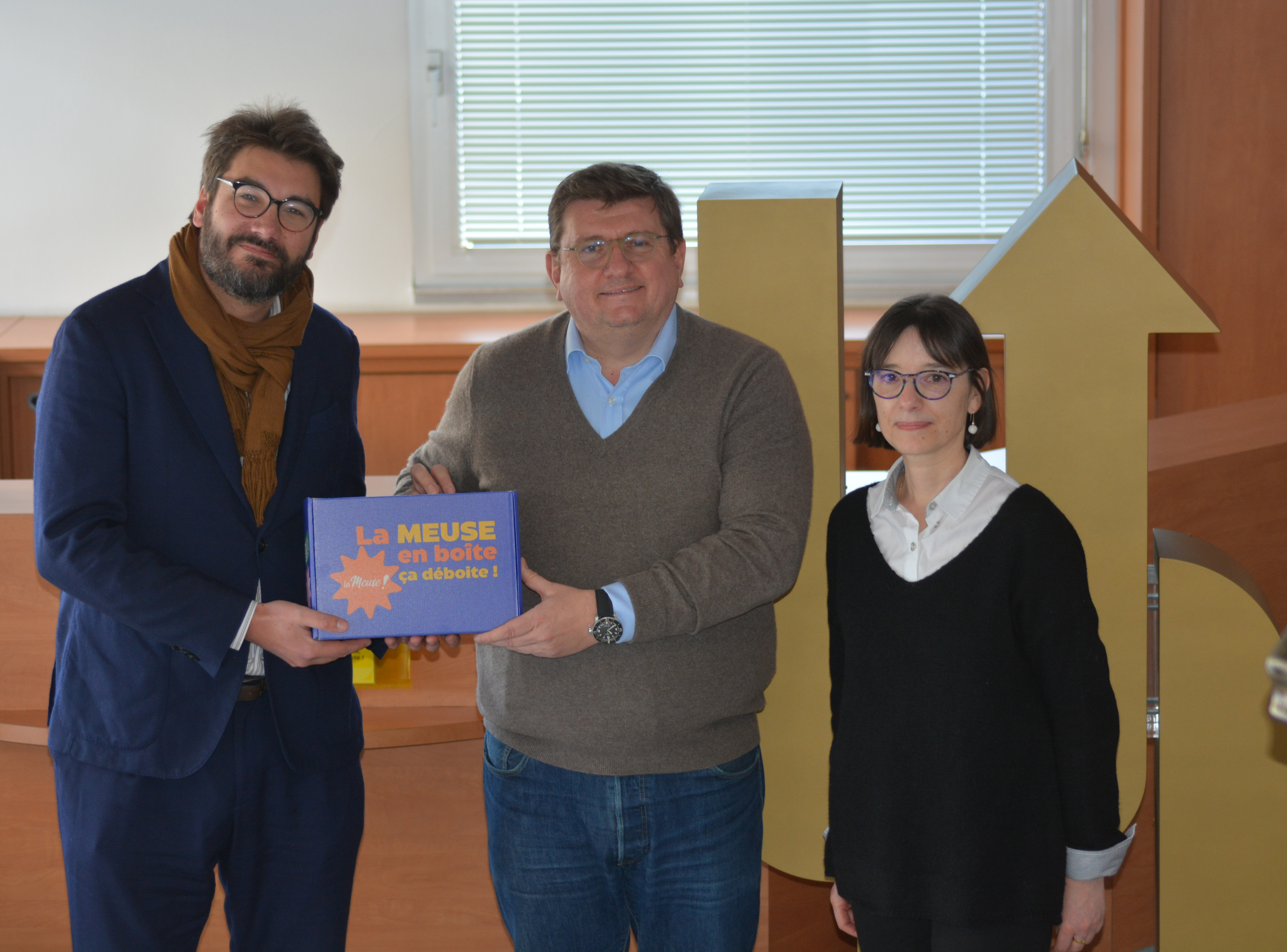 250 coffrets «La Meuse en boîte, ça déboîte !» offerts par l’entreprise Huot