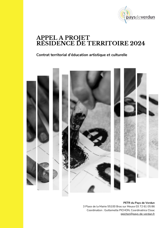 Le PETR Pays de Verdun lance un appel à projet dédié à sa «Résidence de territoire 2024»