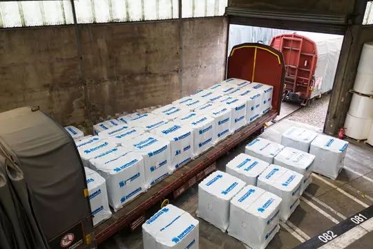 SOPREMA inaugure une ligne de fret ferroviaire reliant Rouen et Strasbourg