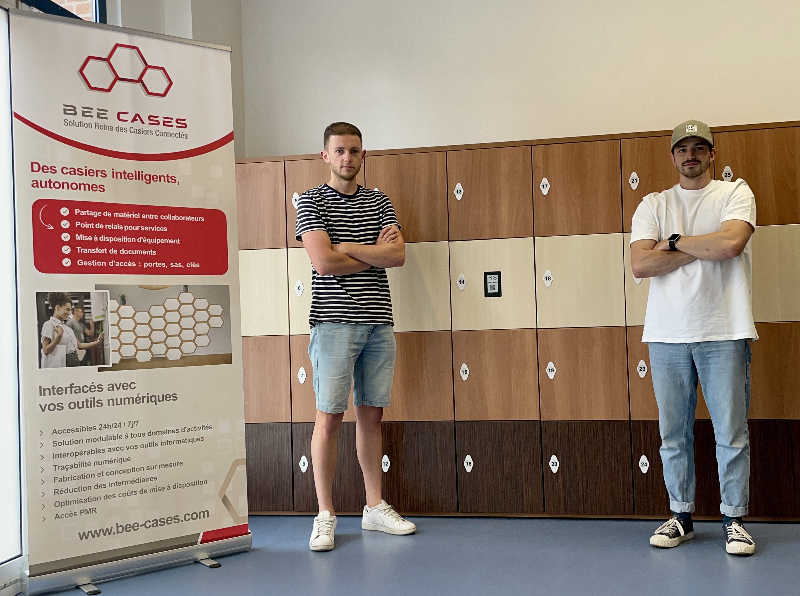 Bee-Cases, des casiers connectés «Made in Arras» pour récupérer ses colis