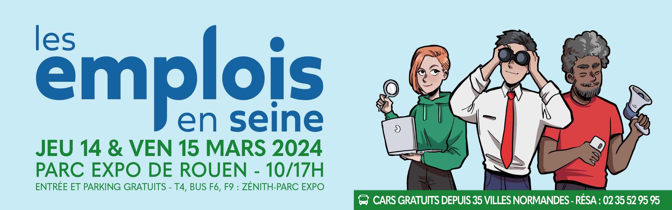 Le salon “Les Emplois en Seine” de retour à Rouen