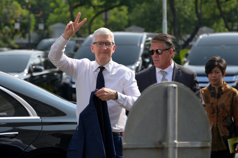 Le patron d'Apple a visité la présidence indonésienne pour parler investissements