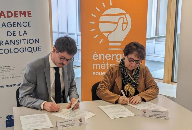 La Métropole Rouen Normandie et l’ADEME s'unissent pour la qualité de l'air et la chaleur renouvelable