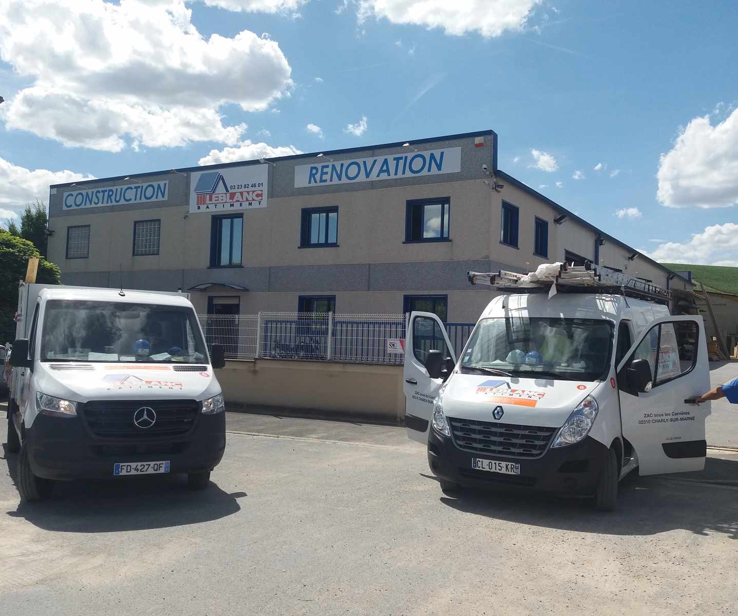 L'entreprise de bâtiment Leblanc s'écrit un avenir