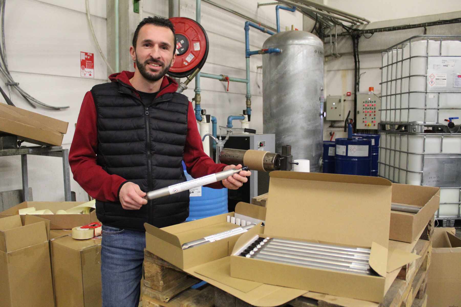 La flamme olympique brille grâce à une PME axonaise