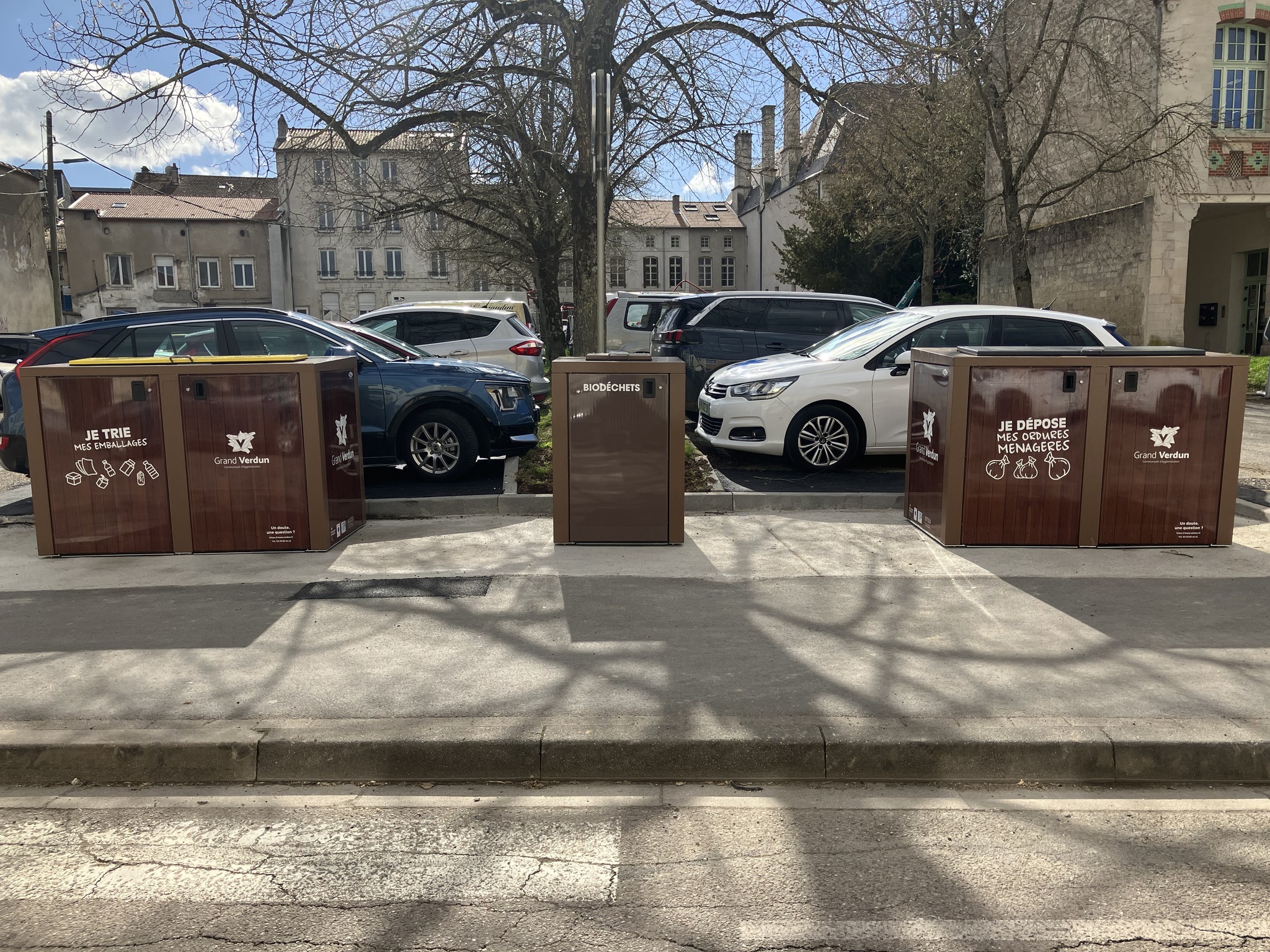 Les abris bacs biodéchets sont désormais opérationnels dans le centre-ville de Verdun