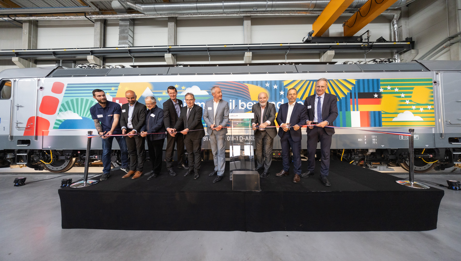 Le nouveau centre de maintenance ferroviaire d'Akiem sur les rails